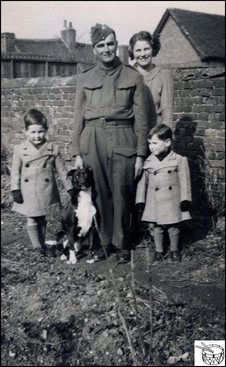TACA WWII family with dog