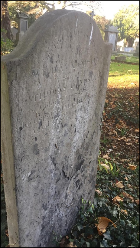 Thomas Landsley headstone