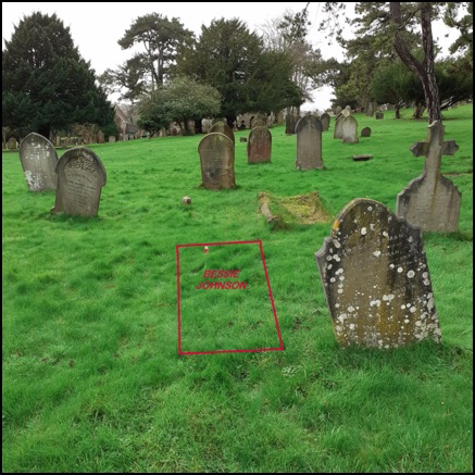 Bessie Johnson grave site