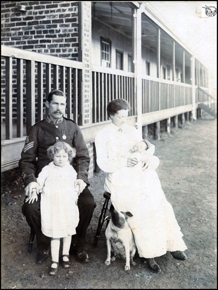 TACA Army family verandah Aunt Fanny