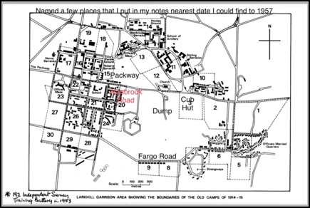 Barry Hartfield Larkhill map